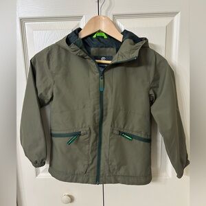 Champion Boy’s Rain Jacket Water Resistant Cliffside Green(XS 4/5)